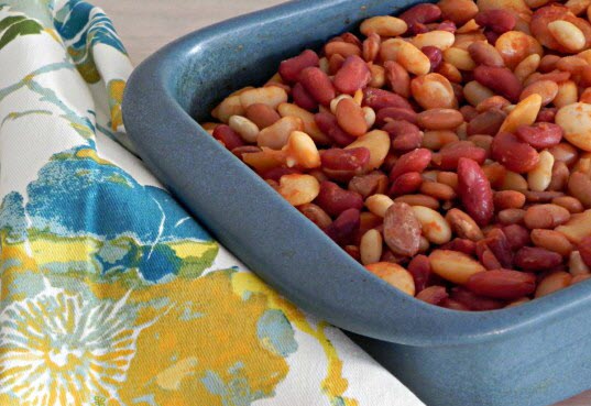 calico beans from vegetarian mamma