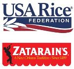 USA Rice and Zatarain's logos