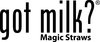 Got Milk? Magic Milk Straws Logo 